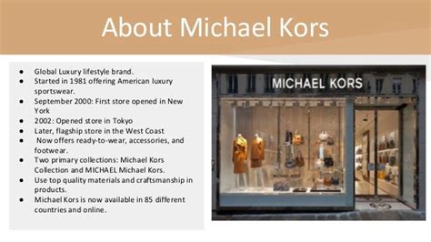 michael kors presentation